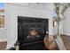 Elegant fireplace with detailed mantle, perfect for cozy evenings in a stylish living room setting at 142 Lucca Dr, Summerville, SC 29486