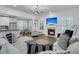 Inviting living room features fireplace and lots of natural light at 1733 James Basford Pl, Mount Pleasant, SC 29466
