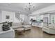 Spacious open-concept living area with kitchen, perfect for modern living at 1733 James Basford Pl, Mount Pleasant, SC 29466