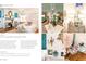 Elegant garden bedroom with a soft color palette, a crystal chandelier, and vintage armchairs at 184 Ashley Ave, Charleston, SC 29403