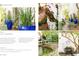 Showcasing a garden with potted plants, a fountain, and greenery along a brick walkway at 184 Ashley Ave, Charleston, SC 29403