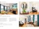 Cozy reading room with a fireplace, comfortable seating, and abundant natural light at 184 Ashley Ave, Charleston, SC 29403