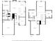 A detailed floor plan of the home showcases the layout of the rooms and spaces on both floors at 204 Black Gum Cir, Moncks Corner, SC 29461