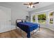 Bedroom with large bay window and light wood floor at 213 Factors Walk, Summerville, SC 29485