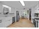 Bright kitchen with stainless steel appliances and a dining area at 213 Factors Walk, Summerville, SC 29485
