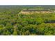 Scenic aerial shot of a wooded property outlined in yellow, showcasing its peaceful and secluded location at 2234 River Rd, Johns Island, SC 29455