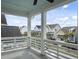 Charming balcony with a view of neighboring homes at 2524 Josiah St, Charleston, SC 29492