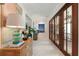 Bright hallway featuring wood accents, recessed lighting, and stylish decor create an inviting atmosphere for residents and guests alike at 2538 Helmsman Rd, Johns Island, SC 29455