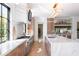 Bright kitchen with marble countertops, custom cabinetry, and stainless steel range at 2538 Helmsman Rd, Johns Island, SC 29455