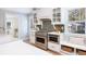 Updated kitchen features stainless appliances, light countertops, and view of the yard at 301 Beaufort St, Summerville, SC 29483