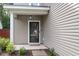 View of the front door of the home at 3844 Annapolis Way, Ladson, SC 29456