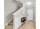 Hallway with stairs, natural light and modern decor at 3844 Annapolis Way, Ladson, SC 29456