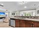 Open kitchen view into a living room area at 3844 Annapolis Way, Ladson, SC 29456