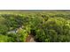 Expansive aerial shot of tree lined river and neighborhood, showcasing the natural beauty and serene setting at 418 Lakeview Dr, Summerville, SC 29485