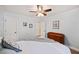 Bedroom with neutral walls, comfortable bed, classic furniture, and plenty of natural light at 418 Lakeview Dr, Summerville, SC 29485