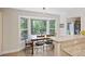 Cozy breakfast nook with large windows offering a view of the outdoors at 418 Lakeview Dr, Summerville, SC 29485