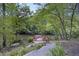 Lakeside dock with comfortable seating offering tranquil waterfront views and lush greenery at 418 Lakeview Dr, Summerville, SC 29485