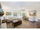 Bright open-concept living room featuring a decorative fireplace at 418 Lakeview Dr, Summerville, SC 29485