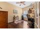 Inviting home office with natural light and hardwood flooring for a productive workspace at 5022 W Liberty Meadows Dr, Summerville, SC 29485
