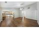 Large living area with hardwood floors leading to a well-equipped kitchen at 527 Hainsworth Dr, Charleston, SC 29414