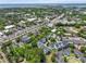 Aerial view showcasing townhomes in a community close to shopping and dining destinations at 539 Cooper Village Ln, Mount Pleasant, SC 29464