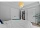 Bedroom with a light fixture, blanket, and dual closets at 539 Cooper Village Ln, Mount Pleasant, SC 29464
