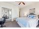 Inviting bedroom with a beach-themed aesthetic, a mirrored closet and comfortable furnishings at 67 Lost Village Trl # 4, Edisto Island, SC 29438