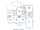 Detailed floor plan showcasing the layout of bedrooms, living spaces, kitchen, and bathrooms in a 1,735 sqft home at 710 W Harrison Rd, Charleston, SC 29407