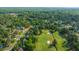 Beautiful aerial view of a residential area with a golf course and tree-lined streets at 1187 Out Of Bounds Dr, Summerville, SC 29485