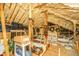 Spacious attic area insulated with spray foam, offering ample storage space at 1187 Out Of Bounds Dr, Summerville, SC 29485