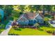 Beautiful brick home with manicured lawn and landscaping, and an attached garage at 1187 Out Of Bounds Dr, Summerville, SC 29485