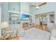 Inviting living room with fireplace, built-in shelves, and hardwood floors at 1187 Out Of Bounds Dr, Summerville, SC 29485