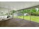 Screened-in porch offering views of the backyard, outdoor entertaining area, and a shed at 1210 Azalea Dr, Summerville, SC 29483