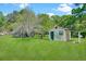 Large backyard with storage shed at 1222 Maxwell St, North Charleston, SC 29405