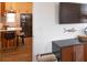 Bright interior view showing the kitchen with a view into the living area at 126-C Jungle Rd, Edisto Beach, SC 29438