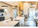 Bright kitchen with an island and stainless steel appliances at 126-C Jungle Rd, Edisto Beach, SC 29438