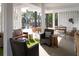 Spacious outdoor lounge area for relaxing or entertaining with seating and tables at 126-C Jungle Rd, Edisto Beach, SC 29438