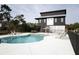 Exterior of home showcasing the beautiful pool area with plenty of room for entertaining at 126-C Jungle Rd, Edisto Beach, SC 29438