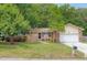 Charming single-story brick home featuring mature trees, green lawn, and nice curb appeal at 1383 W Lenevar Dr, Charleston, SC 29407