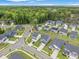 Aerial shot reveals lush landscaping, sidewalks and manicured lawns in a serene neighborhood at 1441 Arabella St, Charleston, SC 29414
