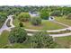 Aerial view of park showing the waterway with a fountain at 15 Dewey St, Charleston, SC 29403