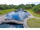 Aerial view of park showing the waterway with a bridge at 15 Dewey St, Charleston, SC 29403
