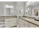 Bright bathroom with double sinks and plenty of counter space at 1551 Ben Sawyer Blvd # 23, Mount Pleasant, SC 29464