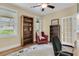 Comfortable office space featuring hardwood floors, large windows, and plenty of natural light at 1551 Ben Sawyer Blvd # 23, Mount Pleasant, SC 29464
