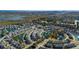 Breathtaking aerial view of a Primary-planned community with ponds, lush landscaping, and beautiful homes at 1614 Prince Edward St, Mount Pleasant, SC 29466
