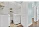 Convenient laundry room with modern washer and dryer at 1614 Prince Edward St, Mount Pleasant, SC 29466