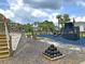 Nautical themed community playground with play cannons and a pirate ship structure for imaginative play at 1614 Prince Edward St, Mount Pleasant, SC 29466