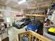 Spacious garage with room for two cars and upper level storage at 1736 James Basford Pl, Mount Pleasant, SC 29466