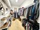 Large walk-in closet with ample shelving and hanging space for storage at 1736 James Basford Pl, Mount Pleasant, SC 29466