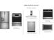 Kitchen appliance details, including a refrigerator, slide-in gas range, steel hood, and built-in oven at 2034 Mcguire Ln # 009, Hollywood, SC 29449
